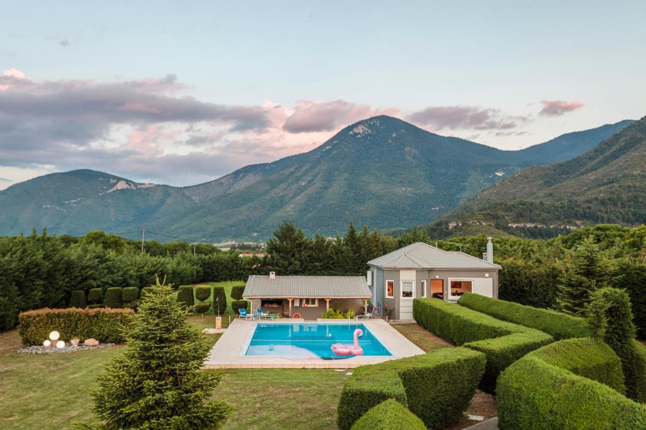 Villa Stymfalia - Luxury Mansion With Private Pool Karteri  Εξωτερικό φωτογραφία