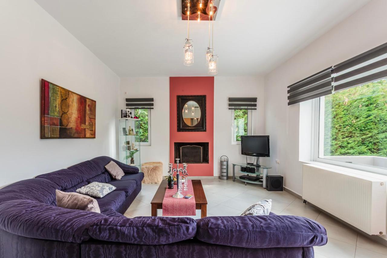 Villa Stymfalia - Luxury Mansion With Private Pool Karteri  Εξωτερικό φωτογραφία