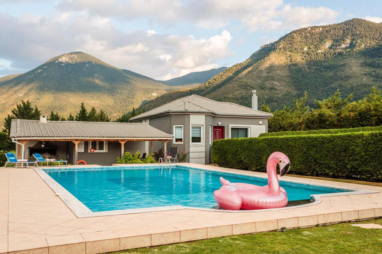 Villa Stymfalia - Luxury Mansion With Private Pool Karteri  Εξωτερικό φωτογραφία