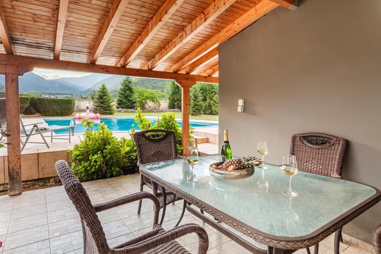 Villa Stymfalia - Luxury Mansion With Private Pool Karteri  Εξωτερικό φωτογραφία