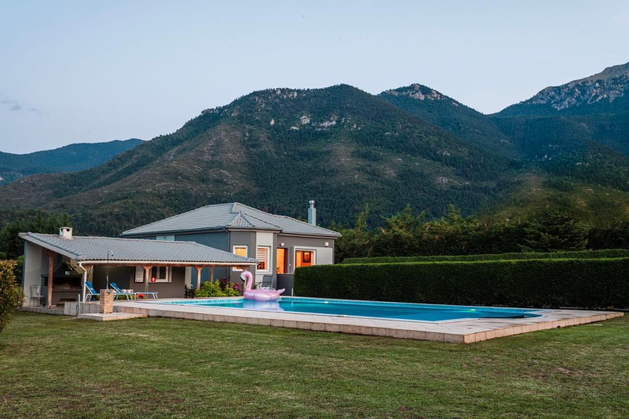 Villa Stymfalia - Luxury Mansion With Private Pool Karteri  Εξωτερικό φωτογραφία