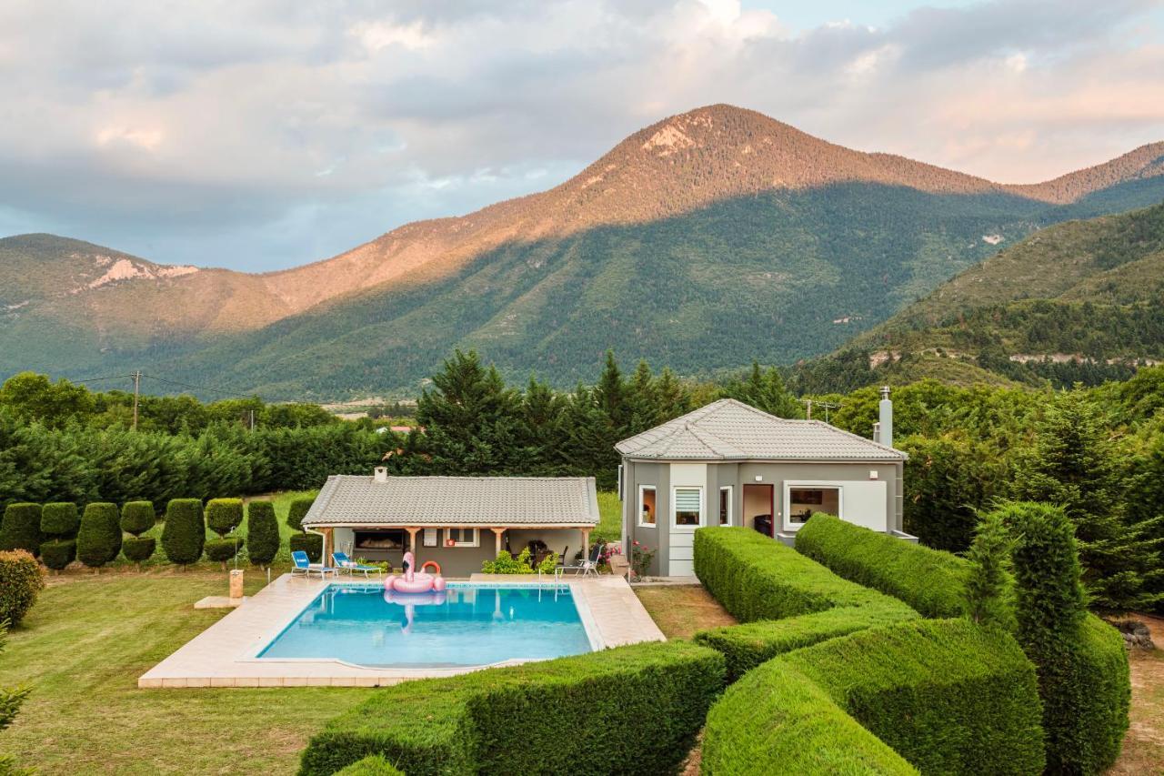 Villa Stymfalia - Luxury Mansion With Private Pool Karteri  Εξωτερικό φωτογραφία
