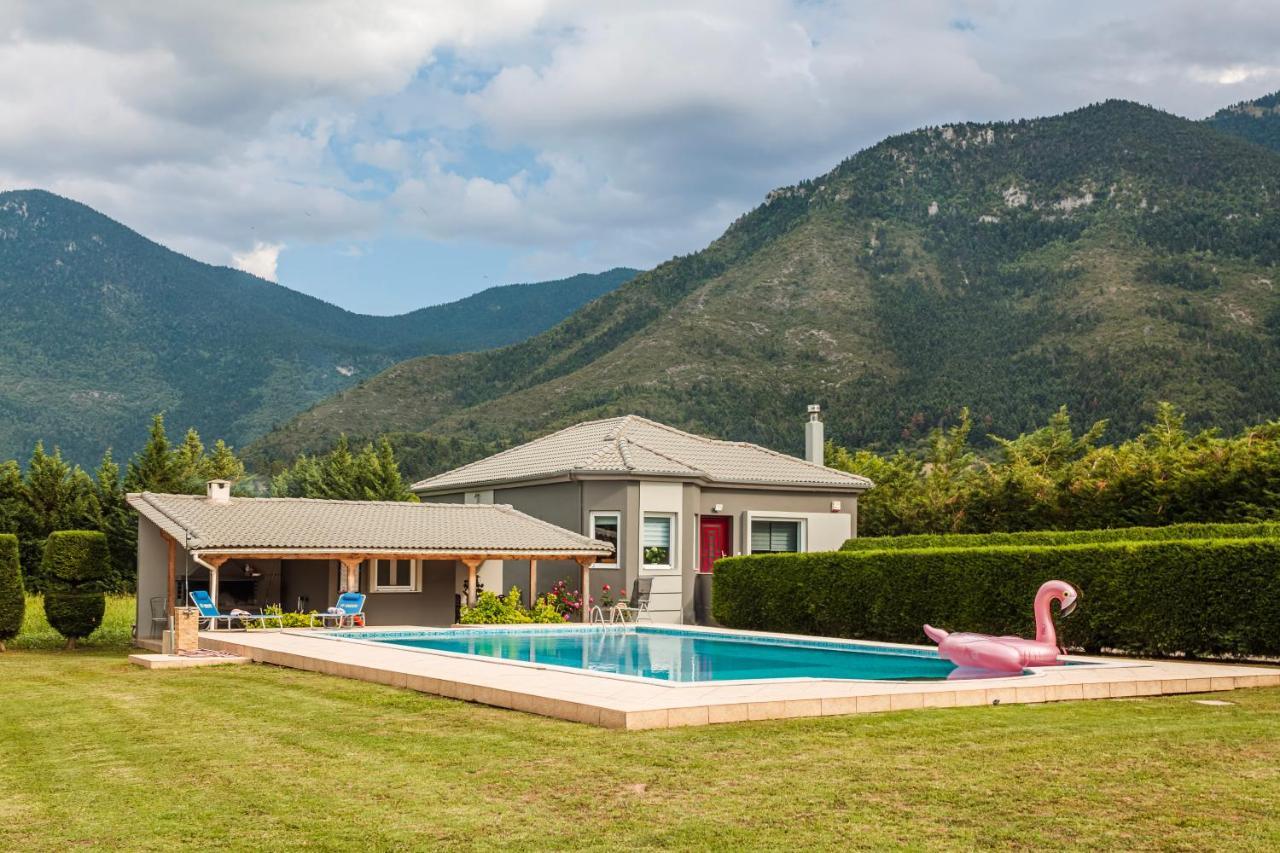Villa Stymfalia - Luxury Mansion With Private Pool Karteri  Εξωτερικό φωτογραφία