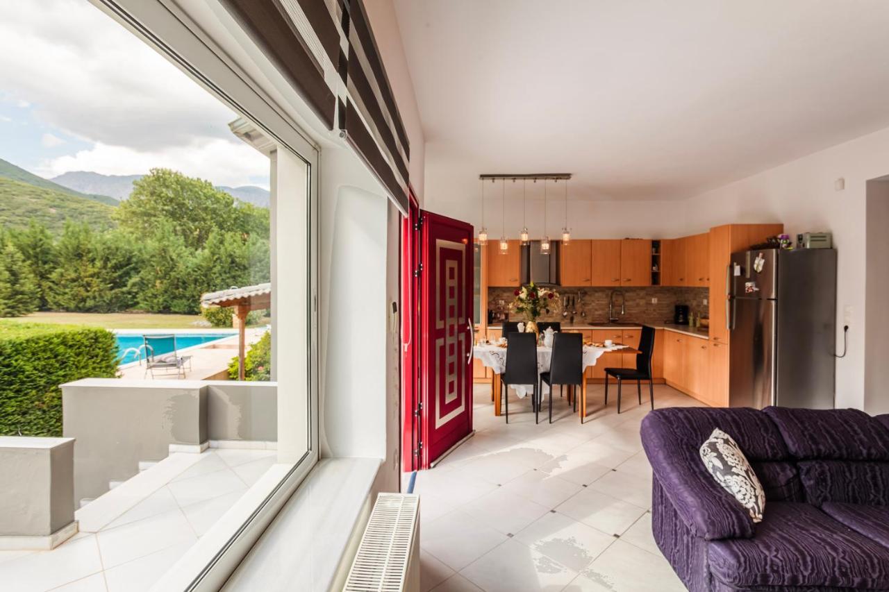 Villa Stymfalia - Luxury Mansion With Private Pool Karteri  Εξωτερικό φωτογραφία