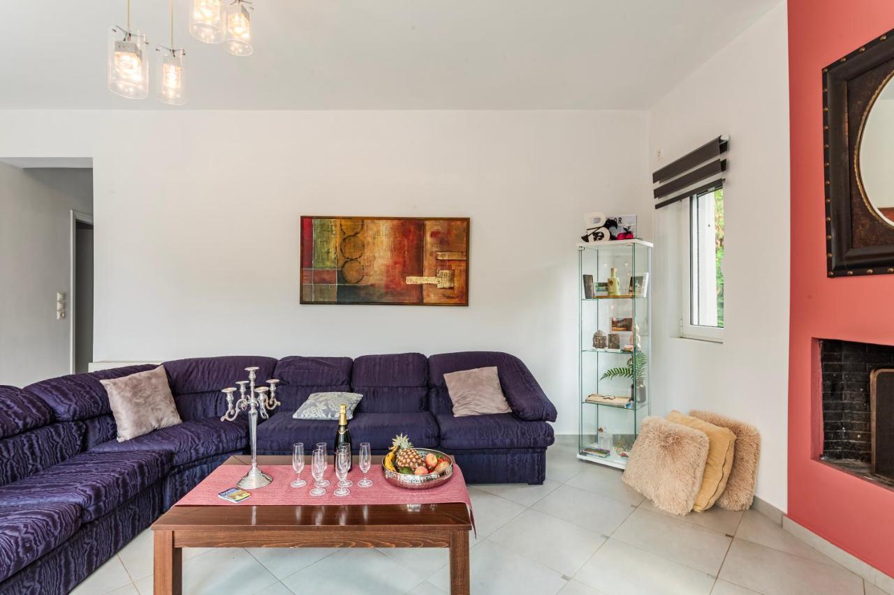 Villa Stymfalia - Luxury Mansion With Private Pool Karteri  Εξωτερικό φωτογραφία