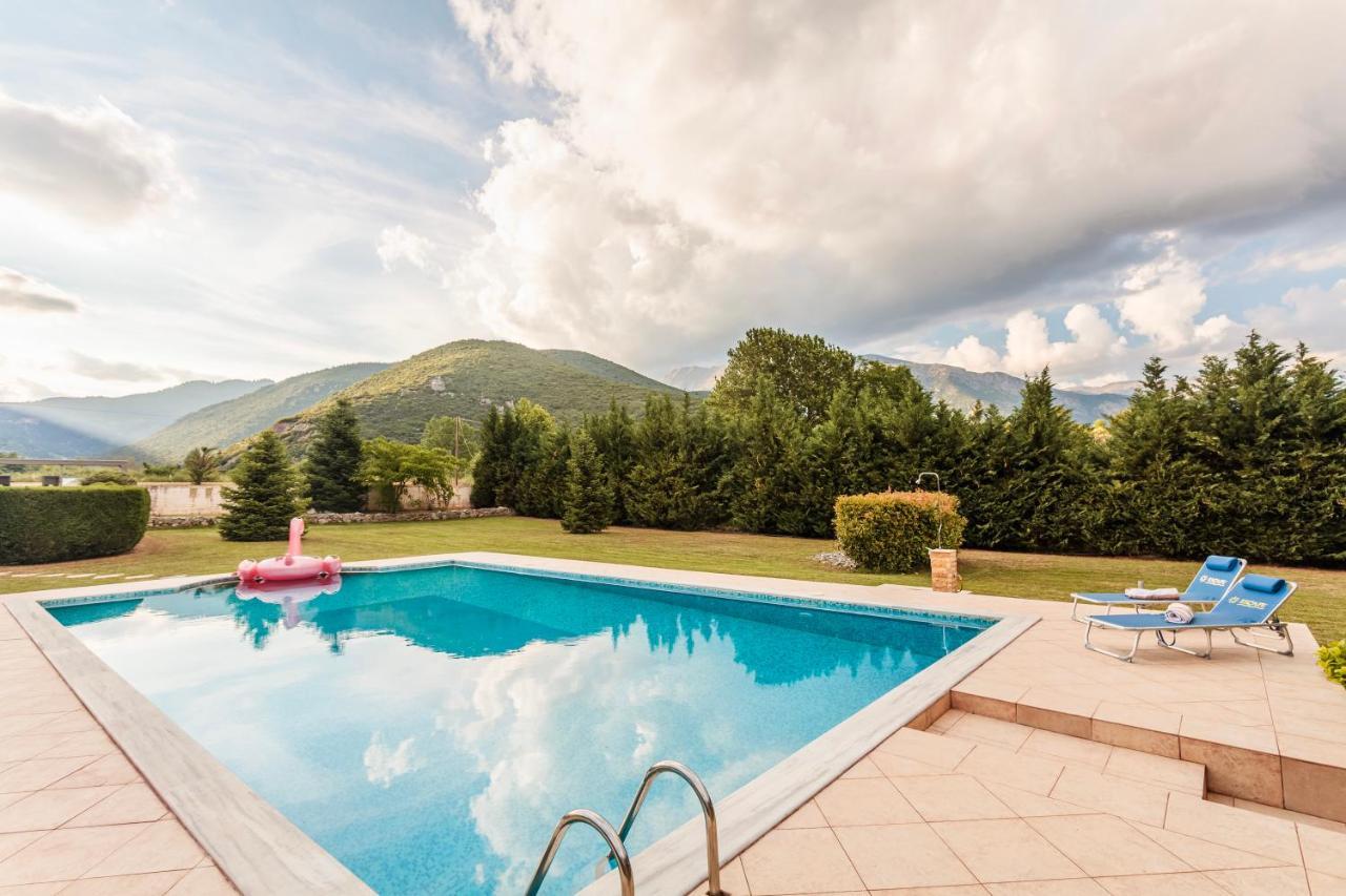 Villa Stymfalia - Luxury Mansion With Private Pool Karteri  Εξωτερικό φωτογραφία