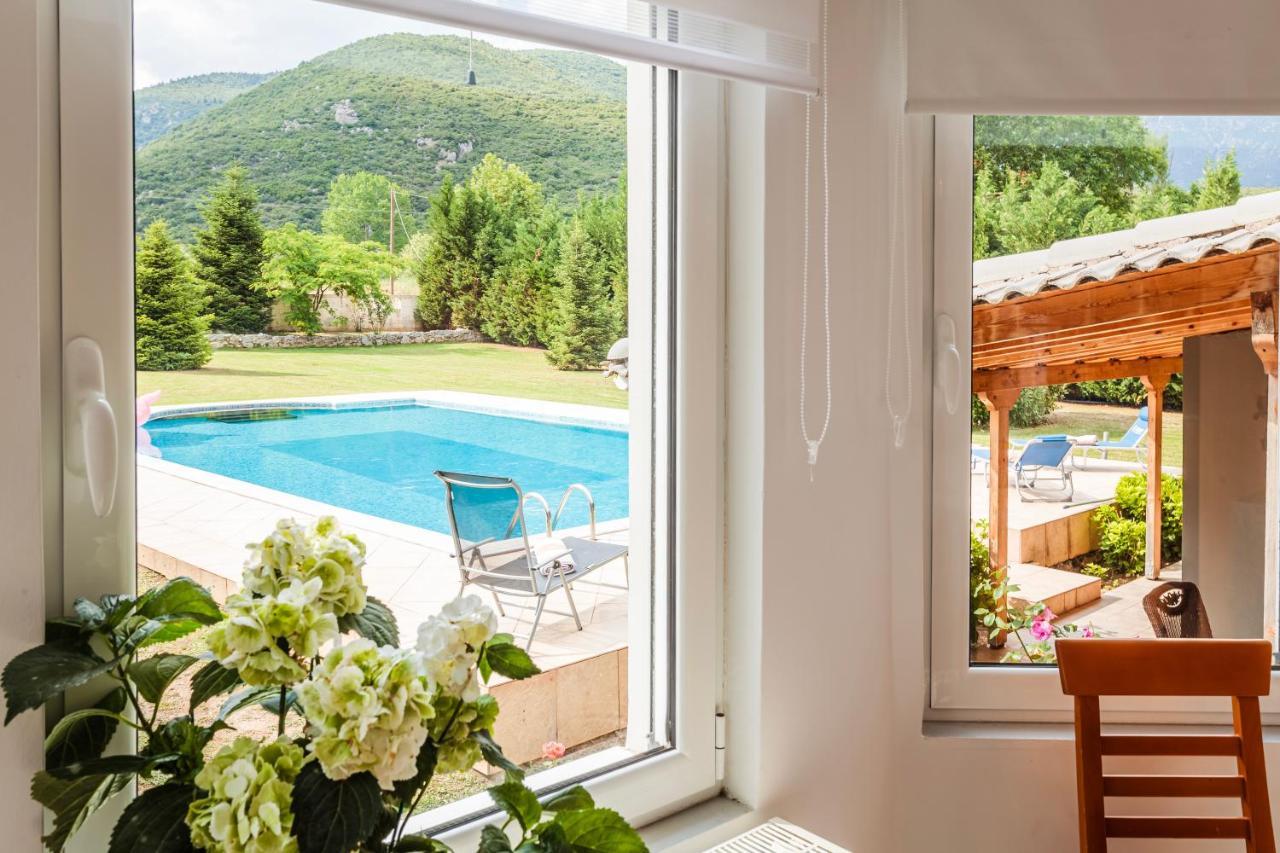 Villa Stymfalia - Luxury Mansion With Private Pool Karteri  Εξωτερικό φωτογραφία